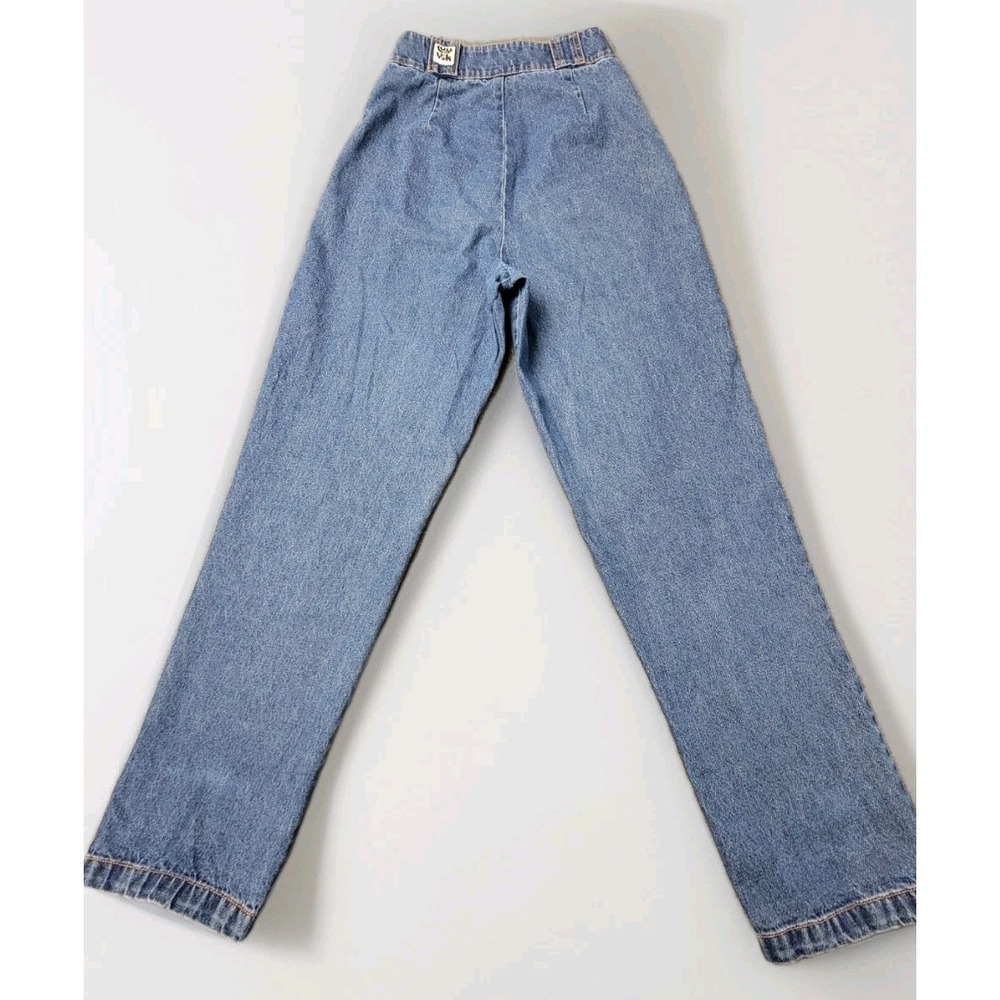 Lucy & Yak Women's Jeans High Rise Straight Leg Denim W26 L30 Blue - Picture 2 of 10